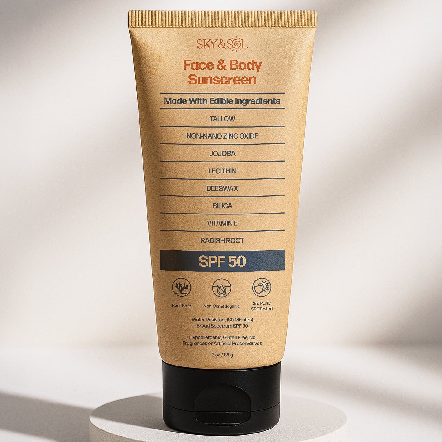 Sky and Sol Face and Body Sunscreen SPF 50
