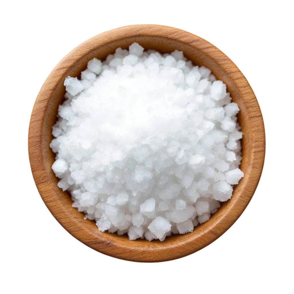 top view of magnesium chloride in a small wooden bowl.webp__PID:36e386dd-fe2f-43a1-8760-9ea0d65bc260