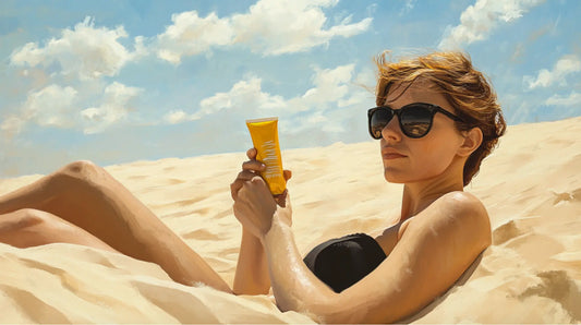 Using SPF 50 sunscreen for tanning, balancing sun protection while achieving a golden glow