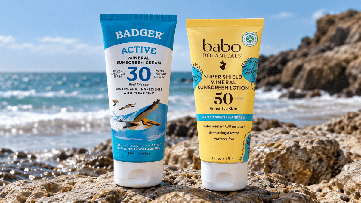 Badger vs. Babo Sunscreen: Mineral Formulas Compared - Sky and Sol