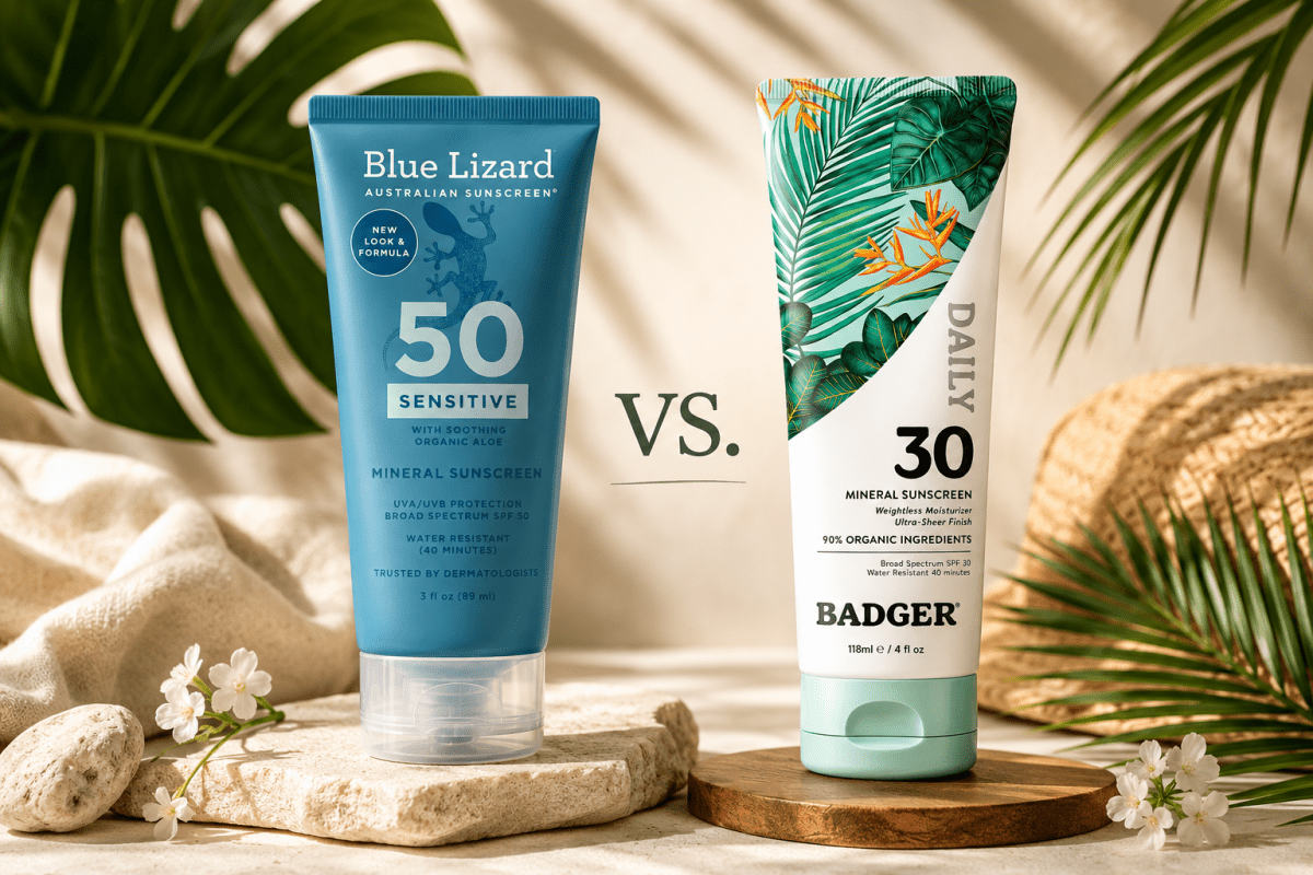Blue Lizard vs. Badger Sunscreen: Which Sunscreen Brand to Trust - Sky and Sol