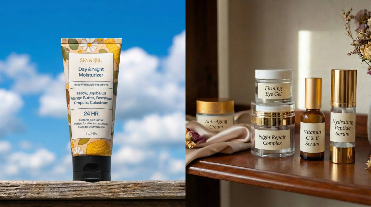 Colostrum Cream vs Traditional Anti-Aging Products: A Detailed Comparison - Sky and Sol