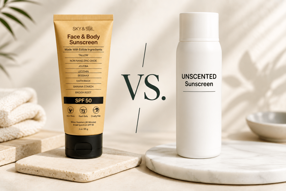 Fragrance-Free vs. Unscented Skincare: What's the Difference? - Sky and Sol