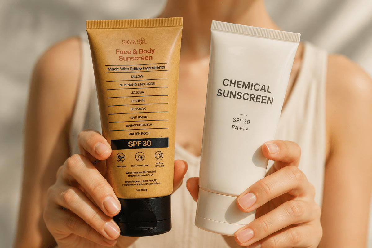 Mineral vs. Chemical Sunscreen: Which One Is Right for You? - Sky and Sol
