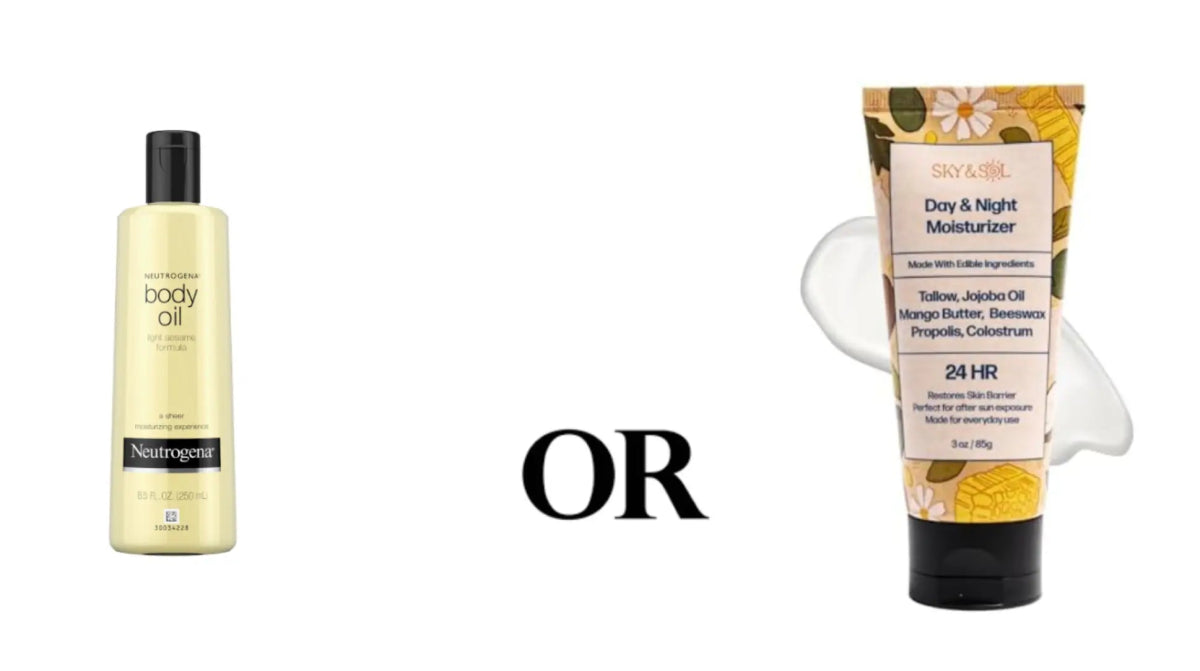 Neutrogena Body Oil Too Greasy? Sky&Sol's Moisturizing Cream: Your New Holy Grail? - Sky and Sol