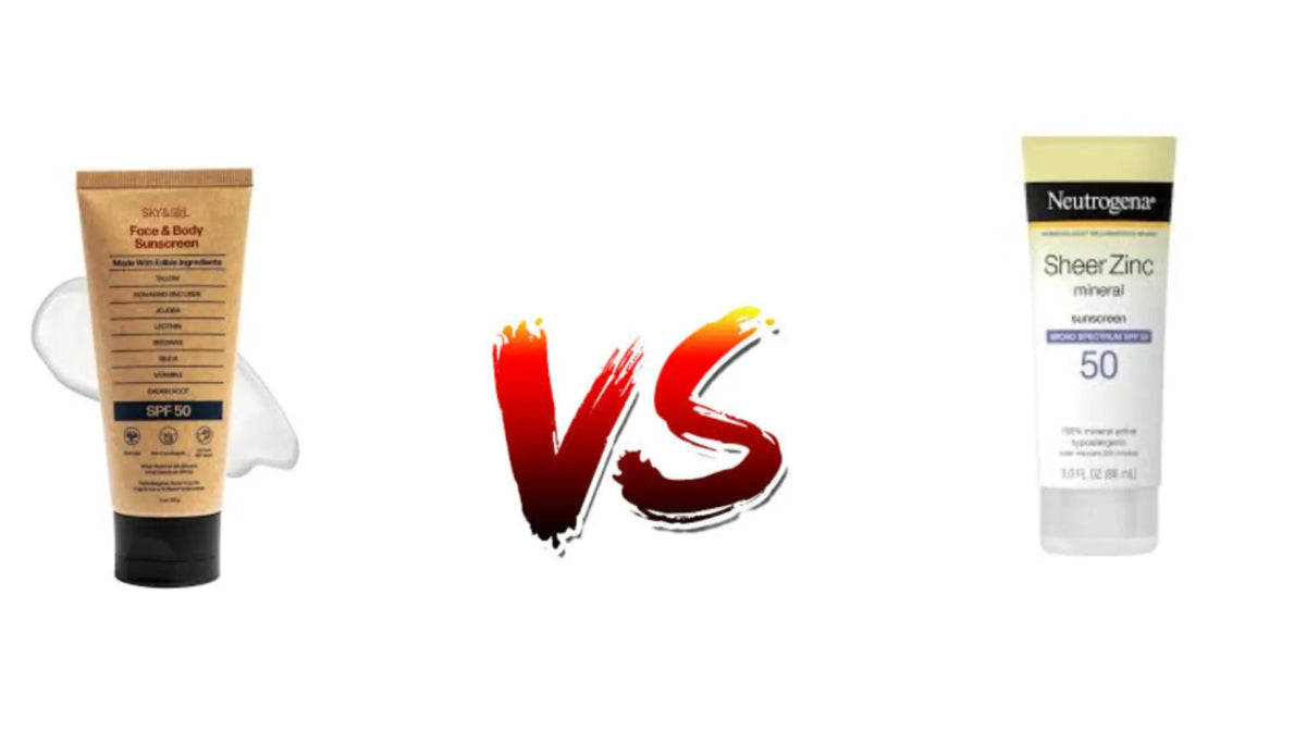 Sky&Sol Mineral Sunscreen Vs. Neutrogena Sheer Zinc: Which One's Better? - Sky and Sol