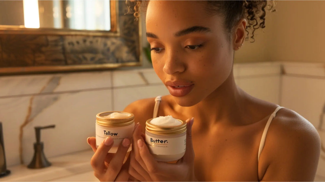 Tallow vs. Shea Butter: Which One is More Nourishing? - Sky and Sol