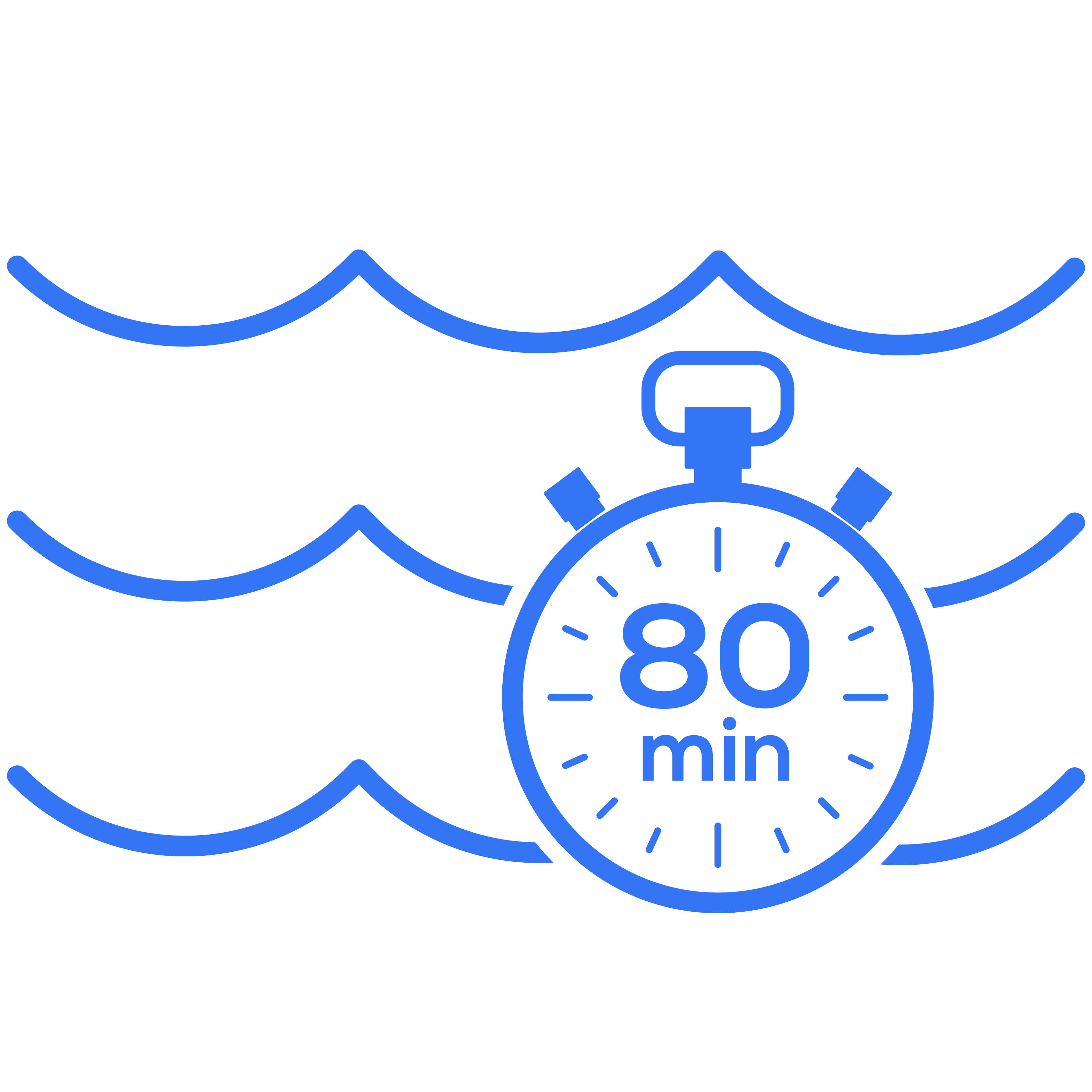 80-minute water resistance icon