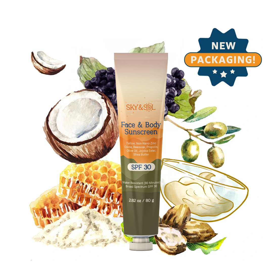 Sky and Sol: Natural Sunscreen & Self-Care Range