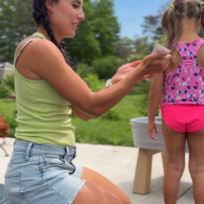 Mom & toddler beach