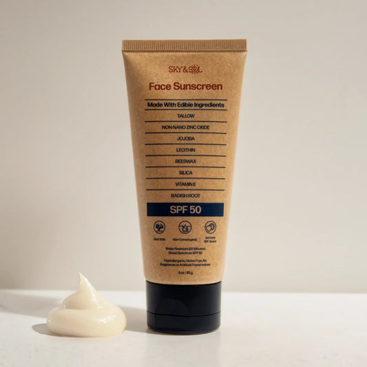 Sky and Sol Face and Body Sunscreen SPF 50!