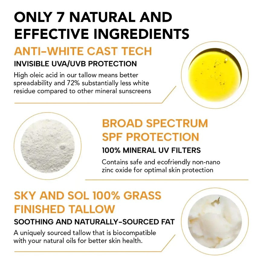 Sky and Sol Face and Body Sunscreen SPF 50