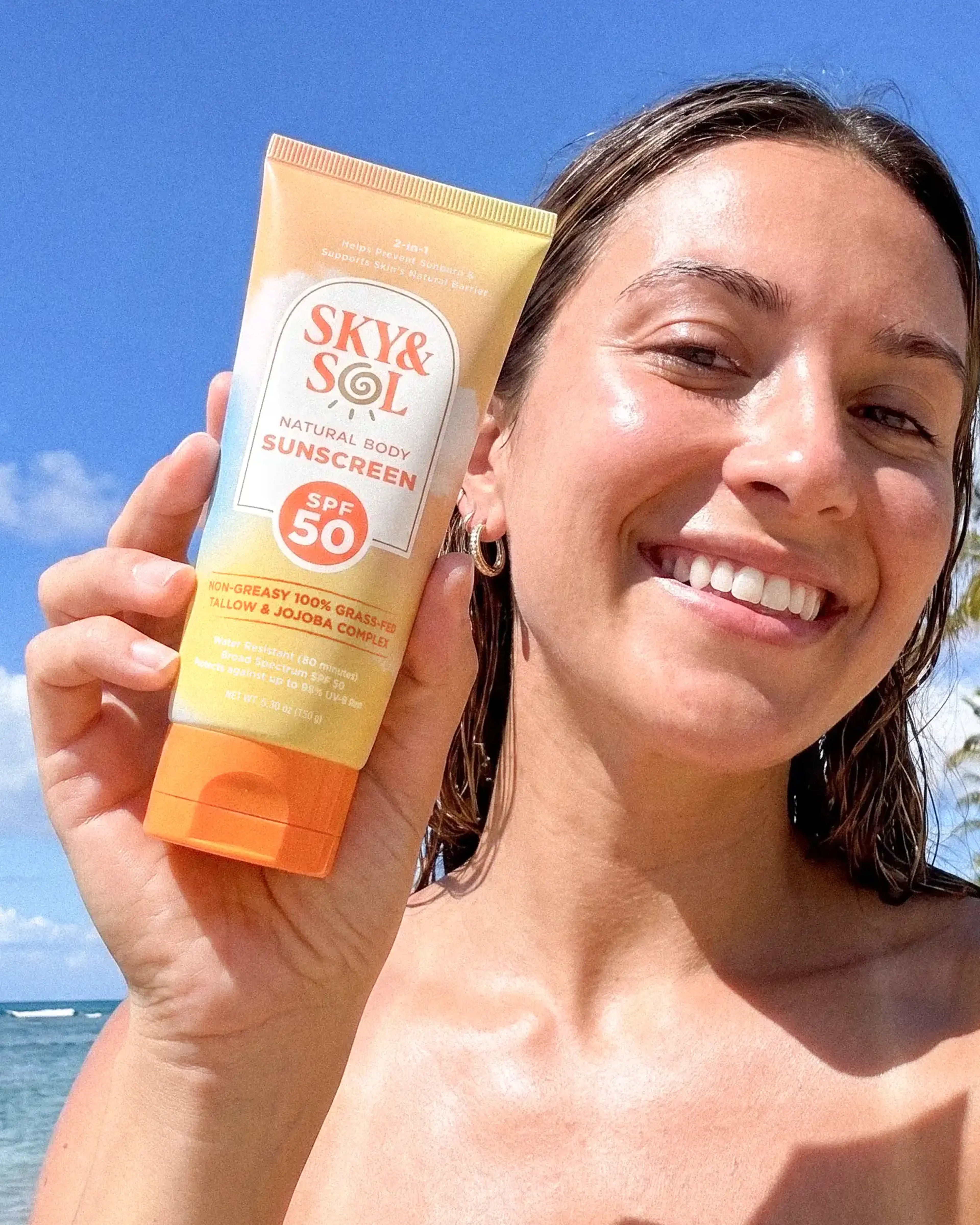 XL Sky and Sol Body Sunscreen SPF 50
