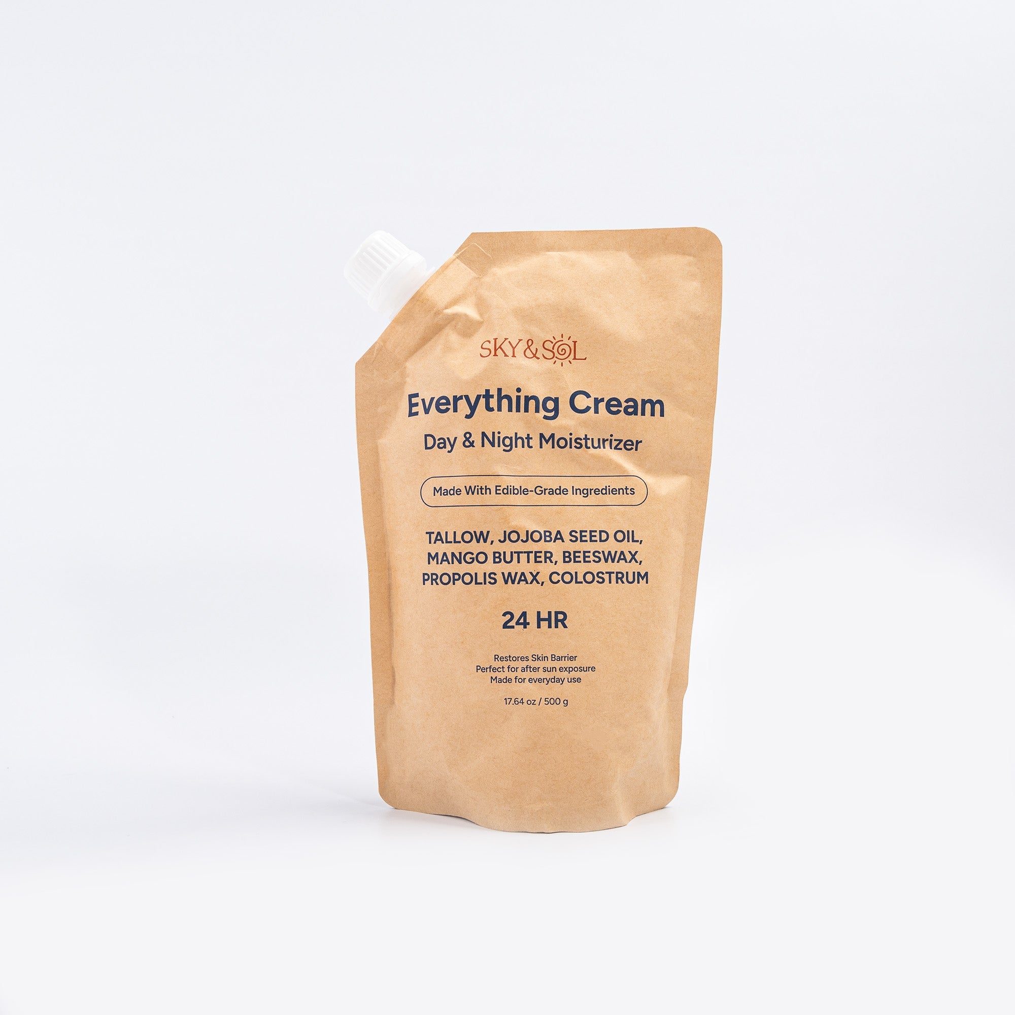 Everything Cream By Sky and Sol Kraft Bag - 500g - Sky and Sol