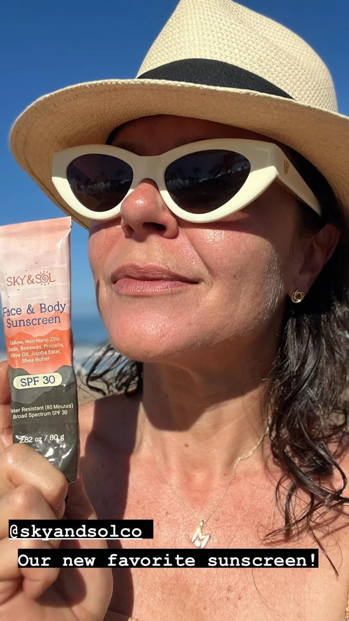 Sky and Sol lifestyle — sun-safe skin routine