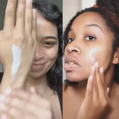 Women applying Sky & Sol sunscreen