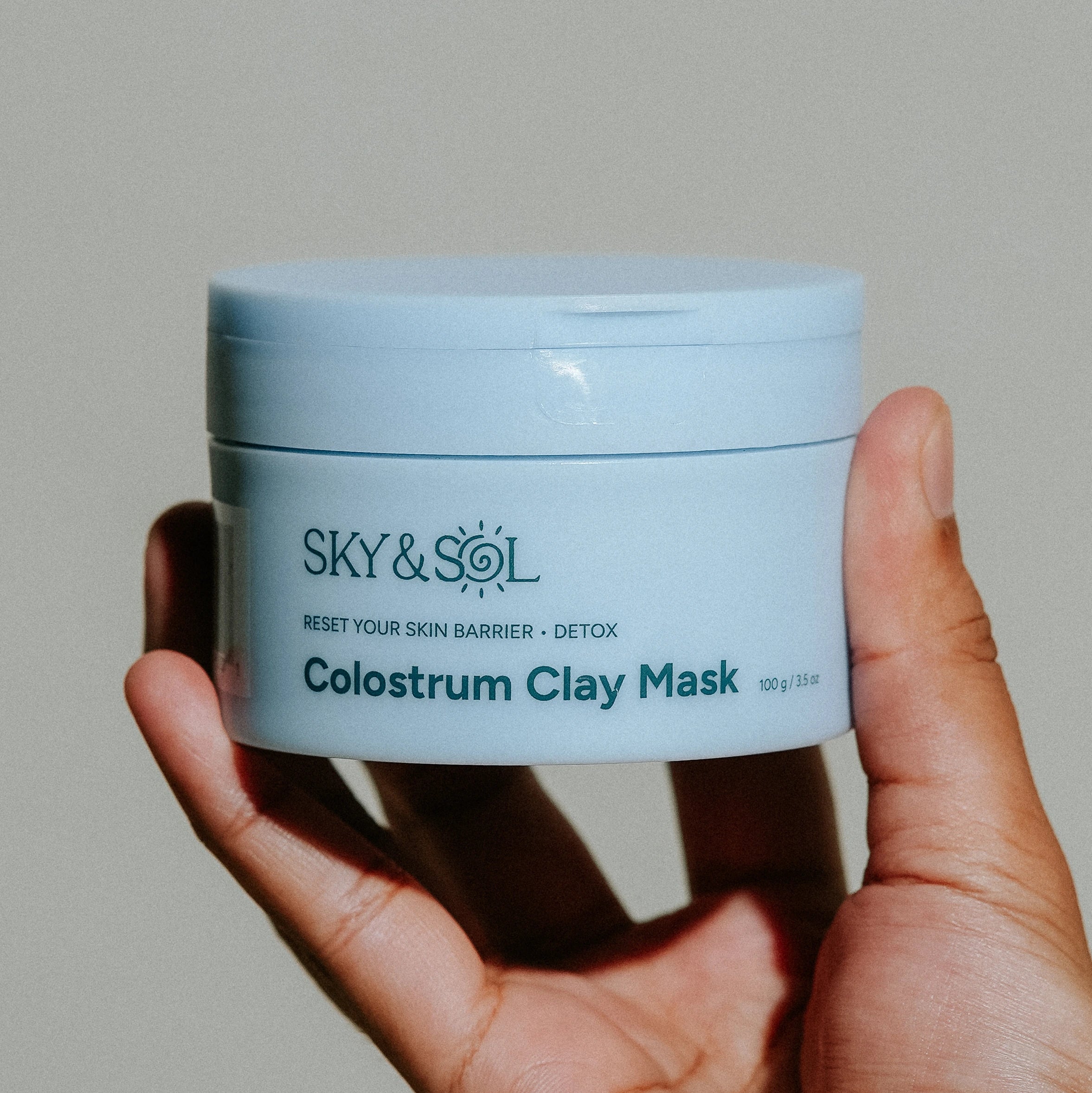 Sky and Sol Colostrum Clay Mask - Sky and Sol