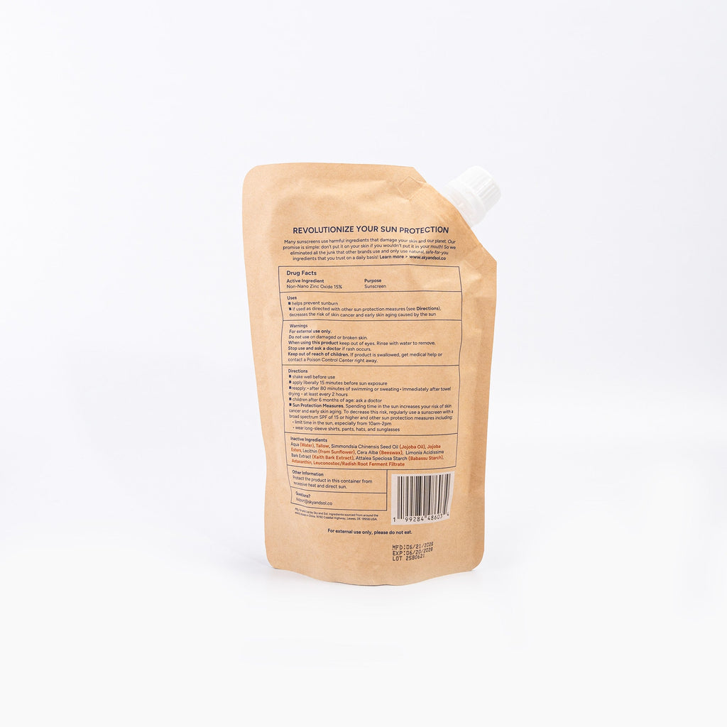 Sky and Sol Everyday Sunscreen SPF 30 - 500g - Sky and Sol