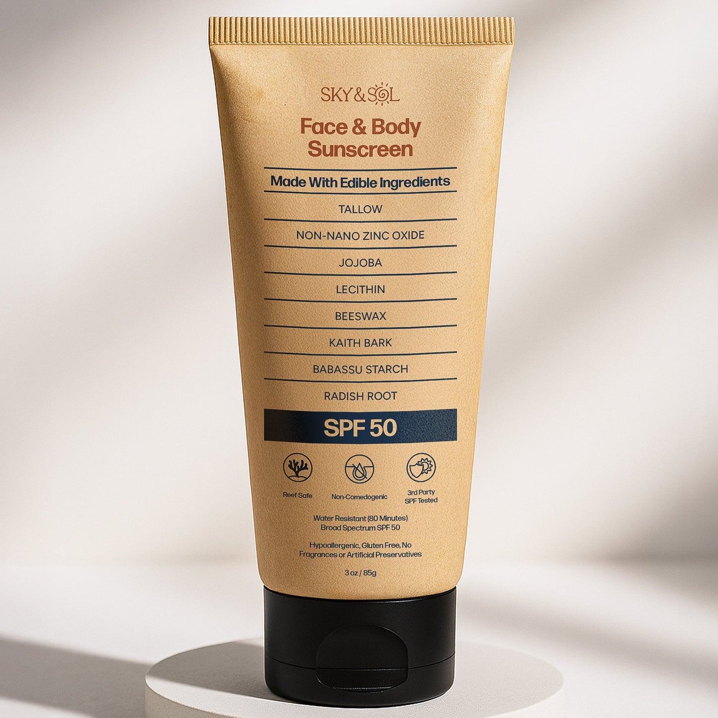 Sky and Sol Face and Body Sunscreen SPF 50 - Sky and Sol