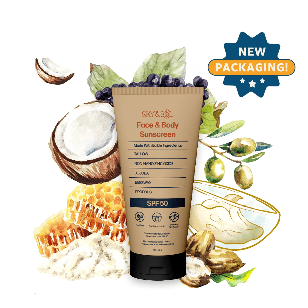 Sky and Sol Face and Body Sunscreen SPF 50 (INT) - Sky and Sol