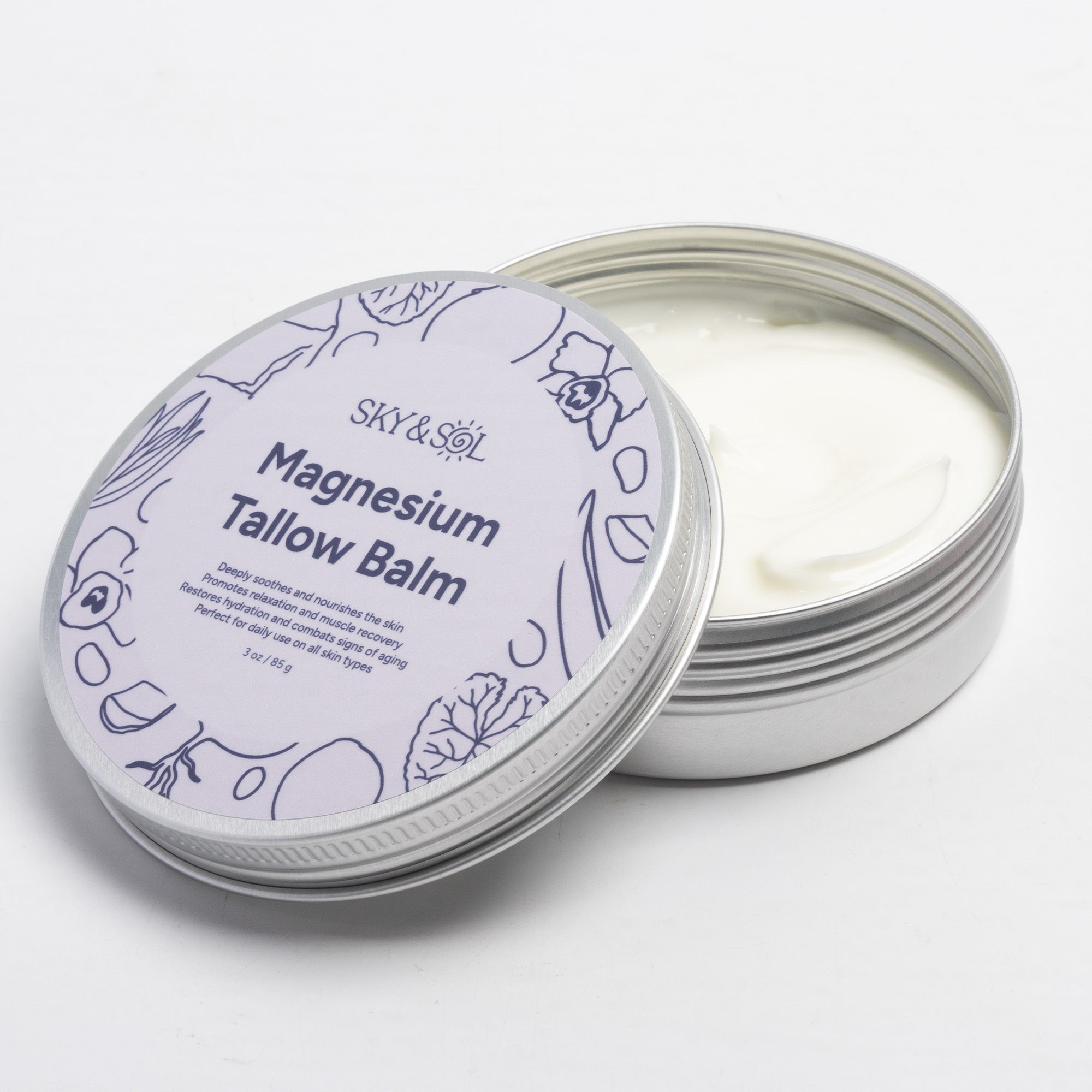 Sky and Sol Tallow Magnesium Night Balm - Sky and Sol