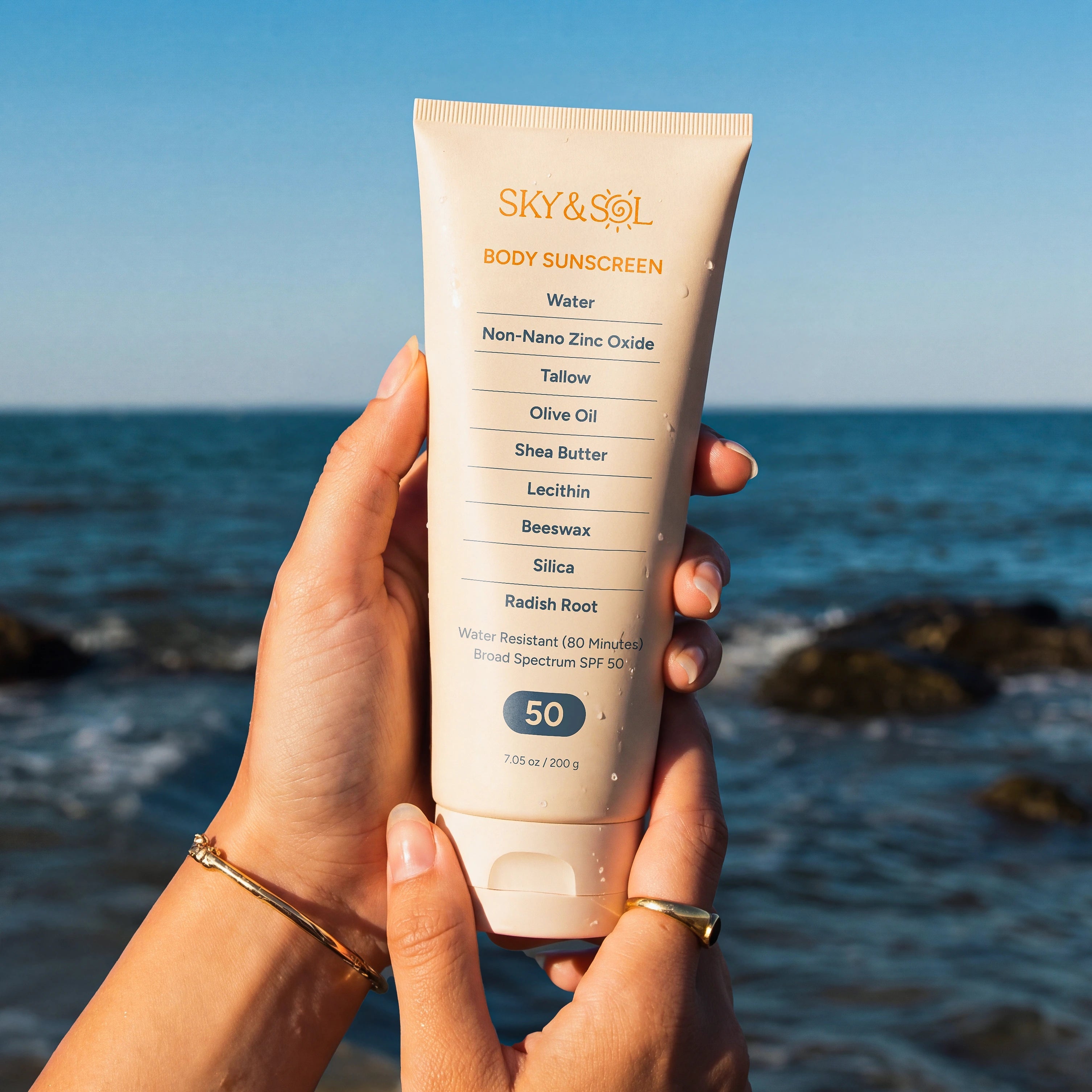 XL Sky and Sol Body Sunscreen SPF 50 (7.05 oz) - Sky and Sol