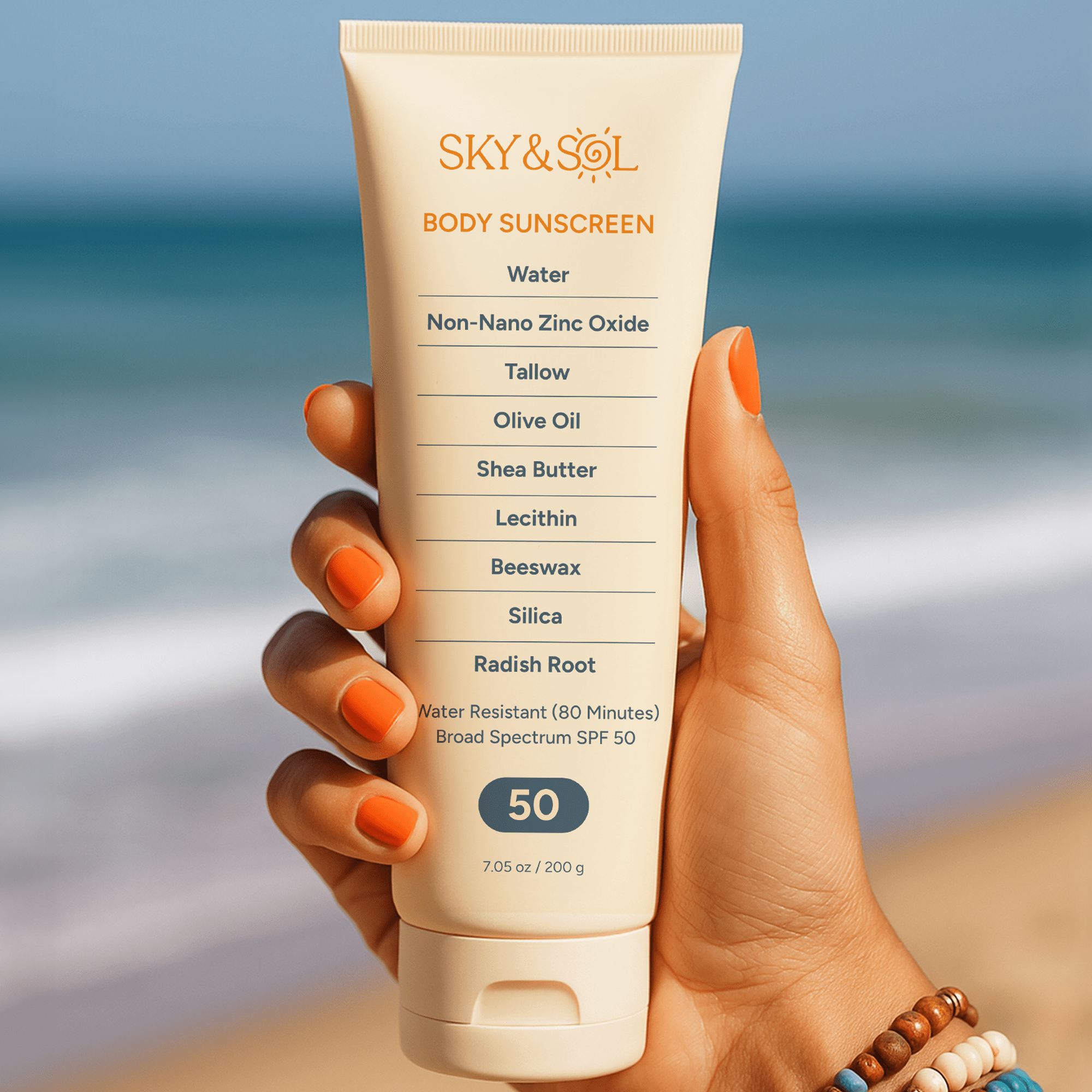 XL Sky and Sol Body Sunscreen SPF 50 (7.05 oz) - Sky and Sol