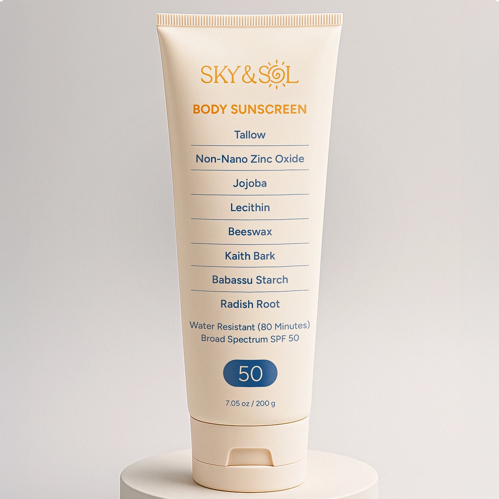 XL Sky and Sol Body Sunscreen SPF 50 (7.05 oz) - Sky and Sol